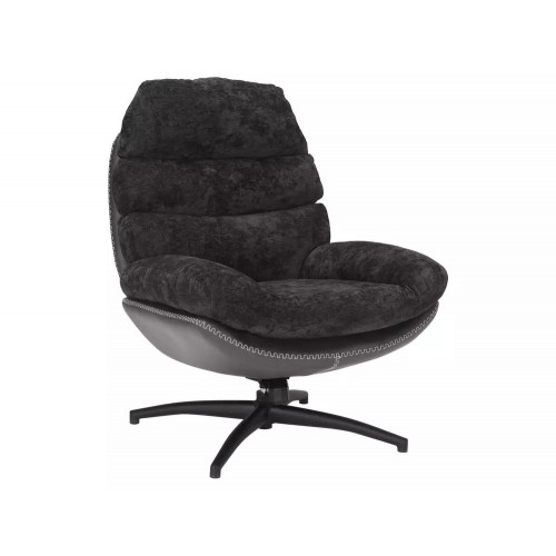 Atpūtas krēsls GISELLE melns Atpūtas krēsls GISELLE melns